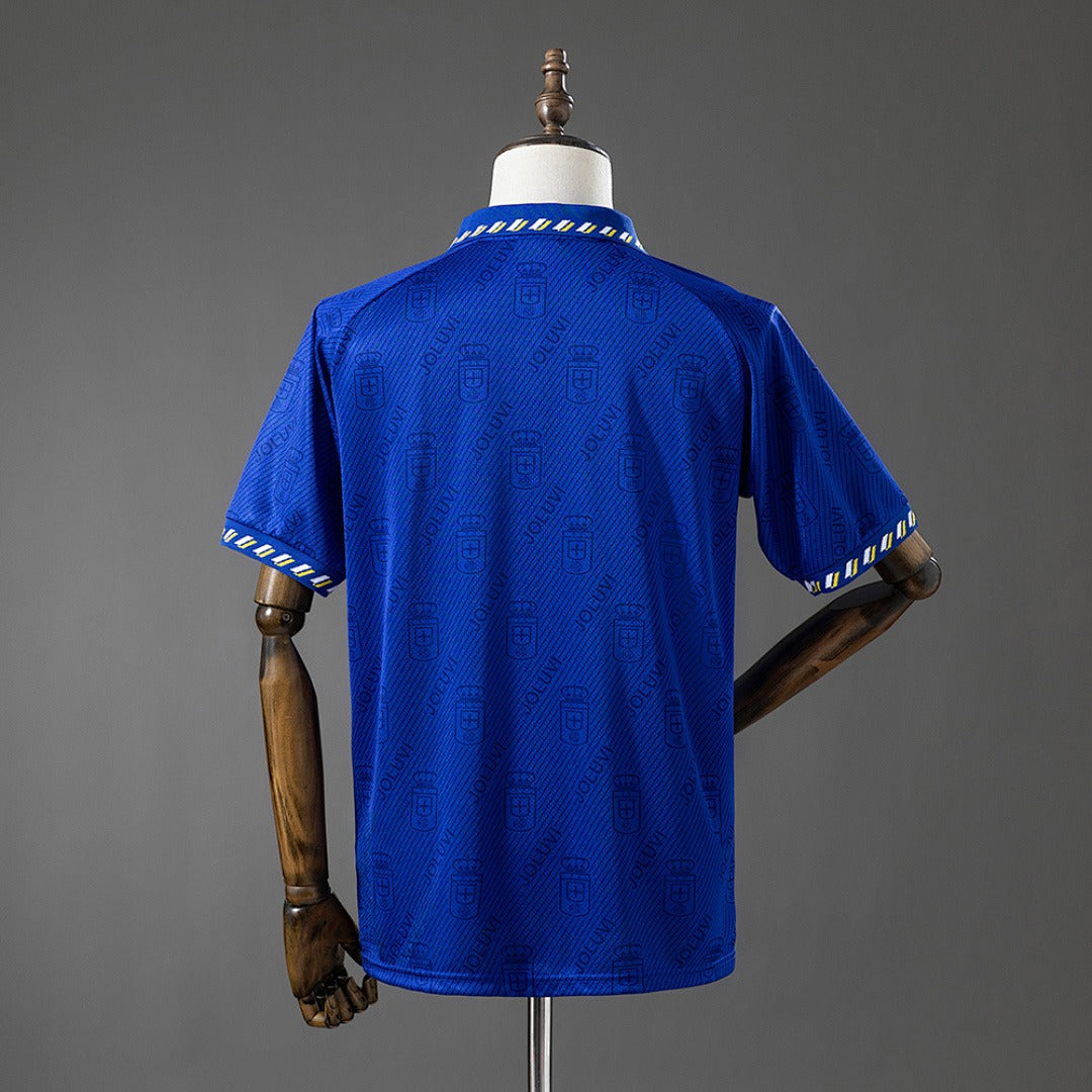 Maillot domicile rétro du Real Oviedo 1995-1996 Image secondaire du produit