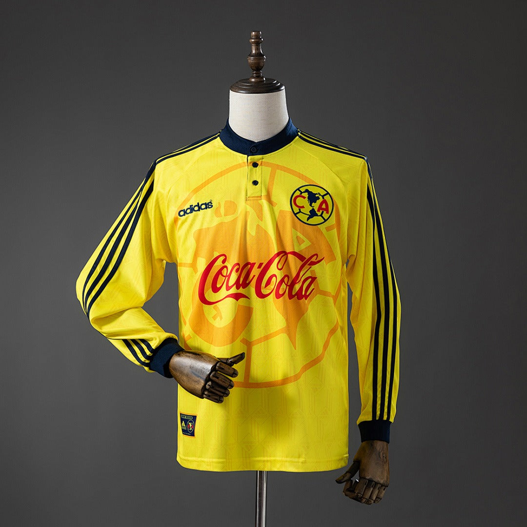 Maillot Rétro Club América Domicile Manches Longues 1997-1998 Image principale du produit