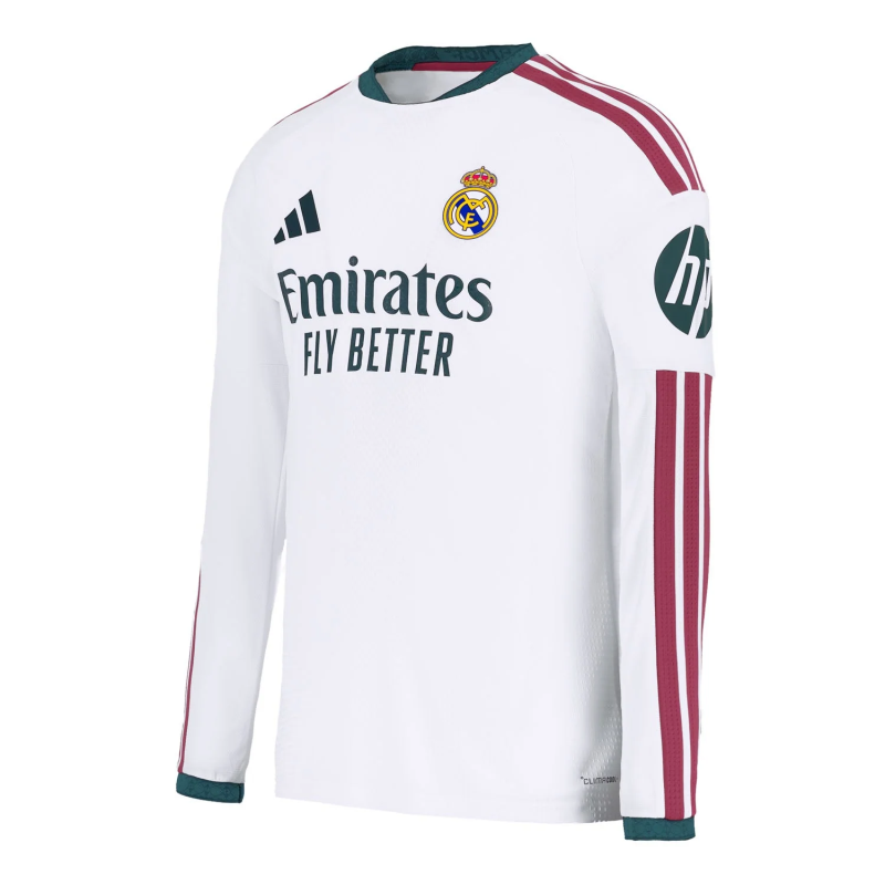 Maillot Rétro Real Madrid 2016-2017 Extérieur Manches Longues