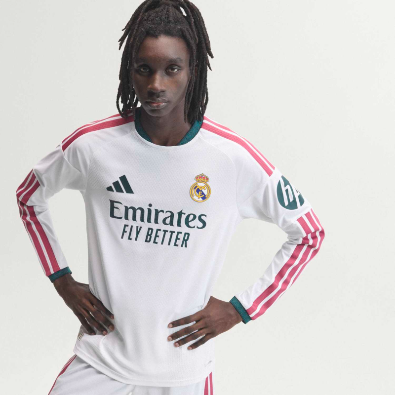 Maillot Rétro Real Madrid 2016-2017 Extérieur Manches Longues