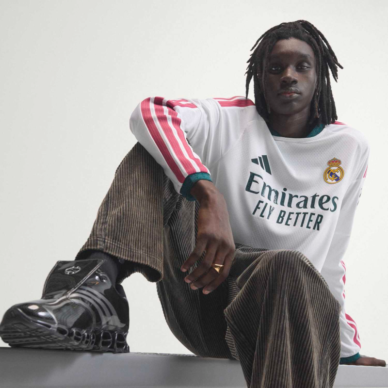 Maillot Rétro Real Madrid 2016-2017 Extérieur Manches Longues