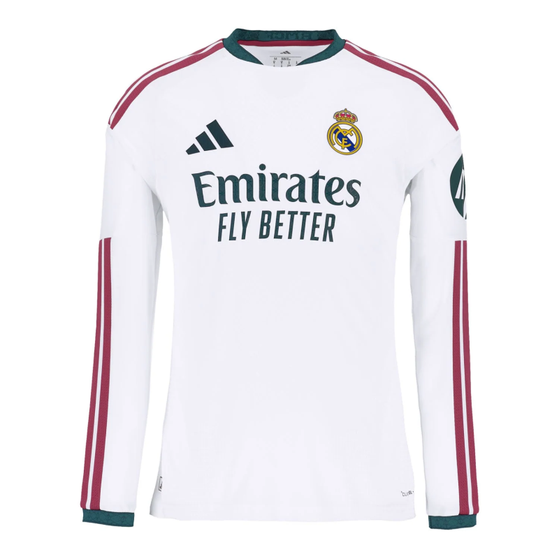 Maillot Rétro Real Madrid 2016-2017 Extérieur Manches Longues