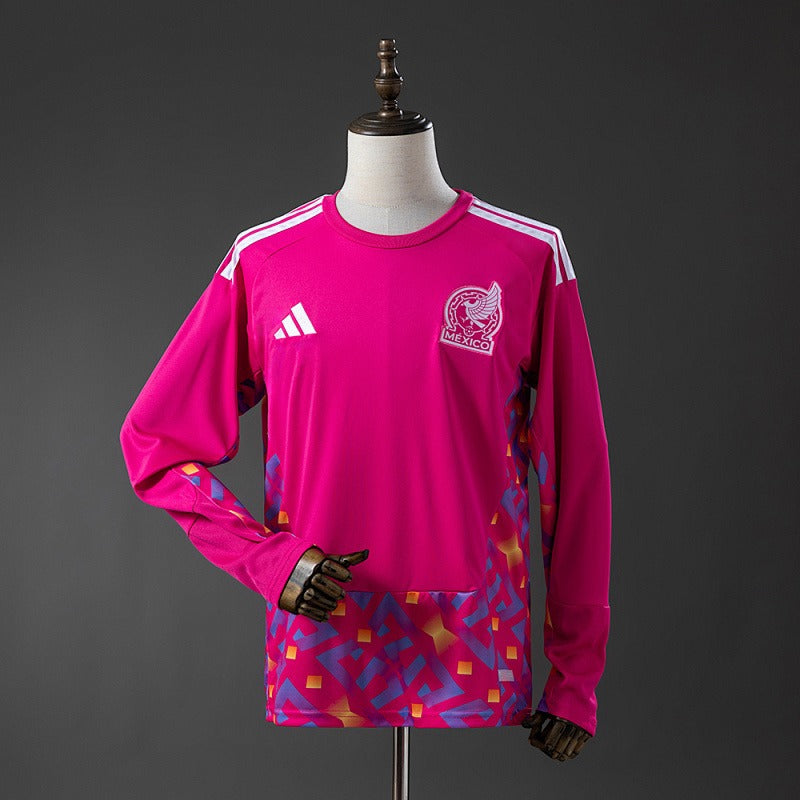 Maillot de gardien de but Mexique 2026 à manches longues pour supporter