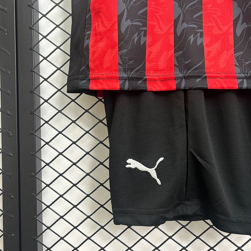 Kids AC Milan 2025 - 2026 home - WCFOOTBALLSUIT