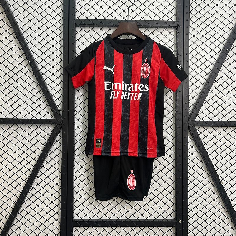 Kids AC Milan 2025 - 2026 home - WCFOOTBALLSUIT Main image