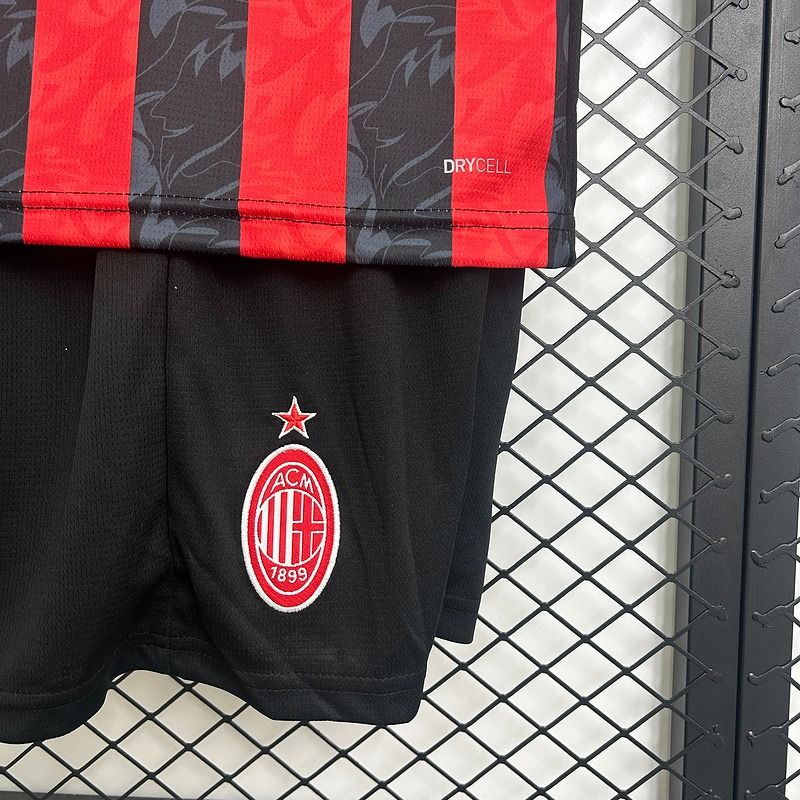 Kids AC Milan 2025 - 2026 home - WCFOOTBALLSUIT