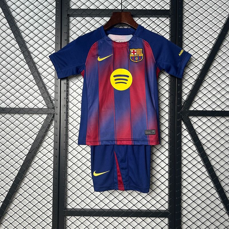 Kids Barcelona 2025 - 2026 home - WCFOOTBALLSUIT