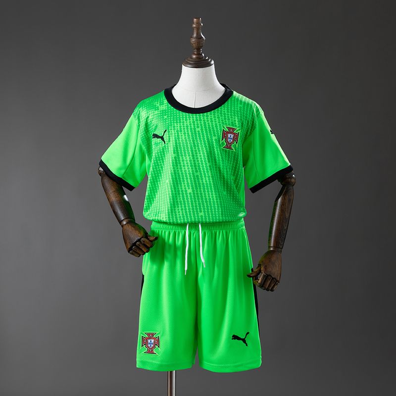 Kids Portugal national 2026 Goalkeeper Fan - WCFOOTBALLSUIT Image principale du produit