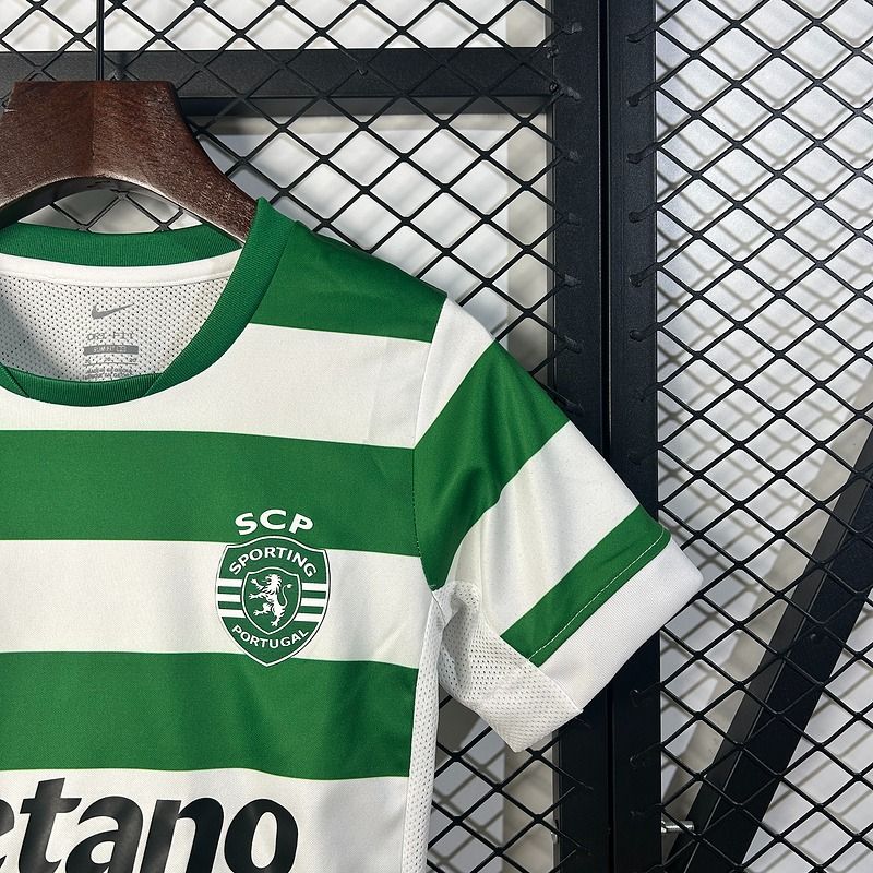 Kids Sporting Lisbon 2025 - 2026 home - WCFOOTBALLSUIT
