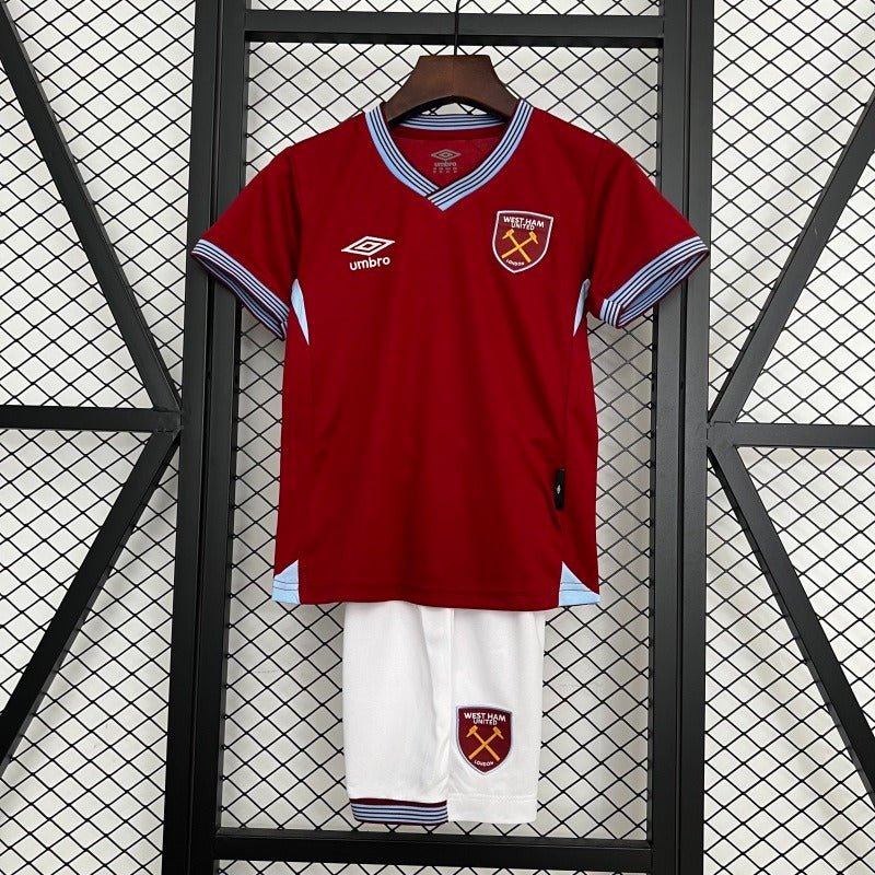 Kids West Ham United 2025 - 2026 home - WCFOOTBALLSUIT