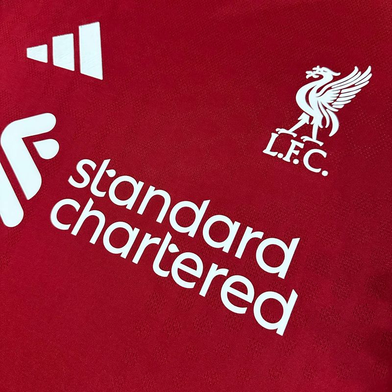 Liverpool FC 2025 - 2026 Home Long Sleeve Player - WCFOOTBALLSUIT