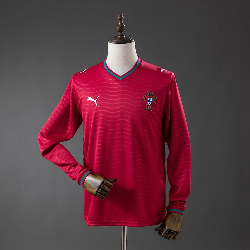 Portugal national 2026 home Fan Long Sleeve - WCFOOTBALLSUIT Image principale du produit