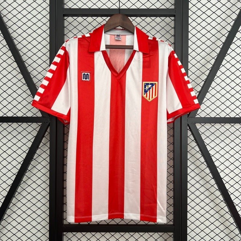 Retro Atletico Madrid 1982 - 1983 home - WCFOOTBALLSUIT