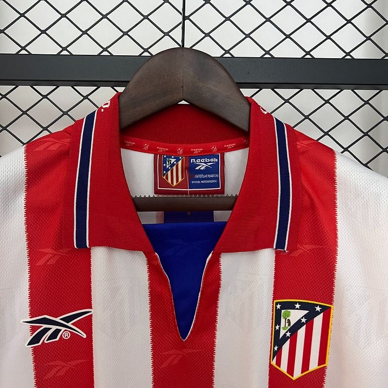 Retro Atletico Madrid 1998 - 1999 home game - WCFOOTBALLSUIT