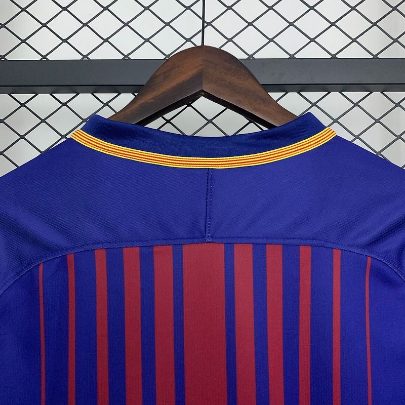 Retro FC Barcelona 2017 - 2018 home Long Sleeve - WCFOOTBALLSUIT
