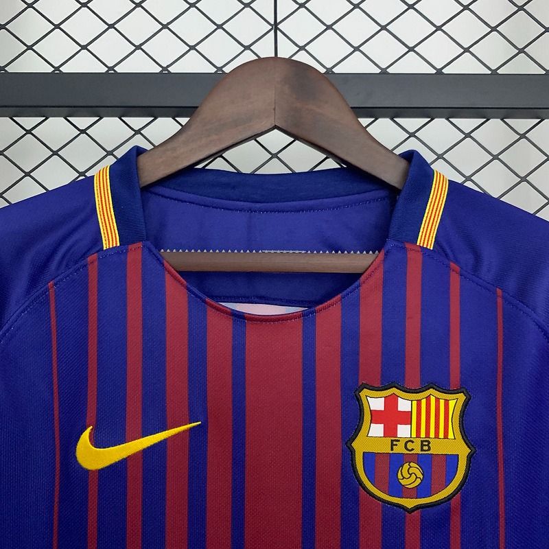 Retro FC Barcelona 2017 - 2018 home Long Sleeve - WCFOOTBALLSUIT
