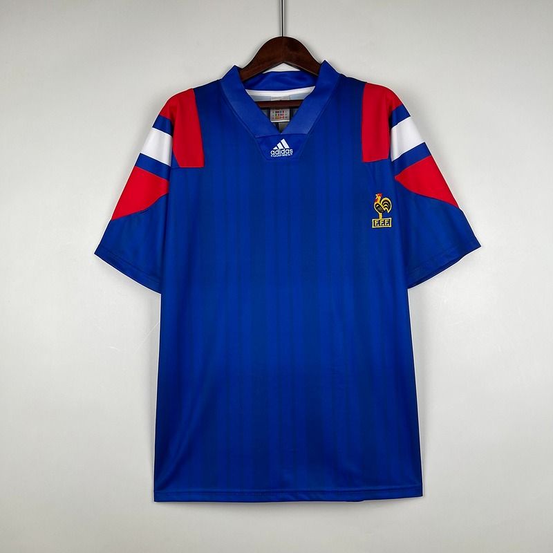 Retro France national 1992 - 1994 home game - WCFOOTBALLSUIT Main image