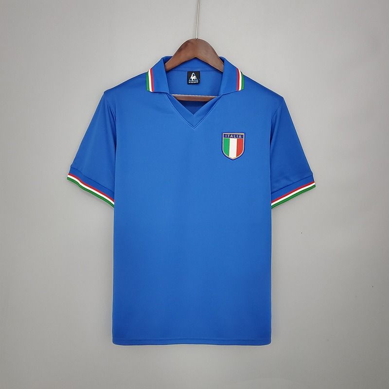 Retro Italy national 1982 home game - WCFOOTBALLSUIT