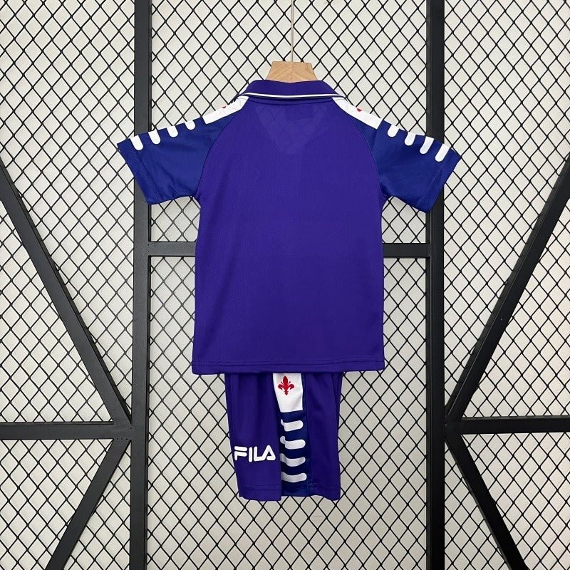 Rétro Enfants ACF Fiorentina domicile 1998 Image secondaire du produit