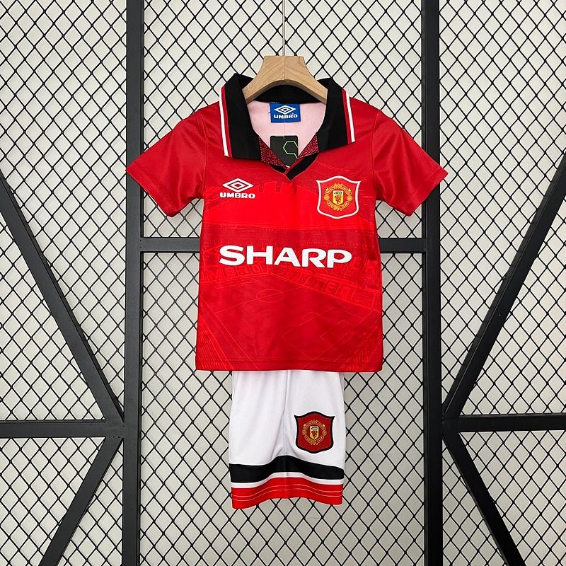 Retro Kids Manchester United 1994 - 1996 home - WCFOOTBALLSUIT Image principale du produit