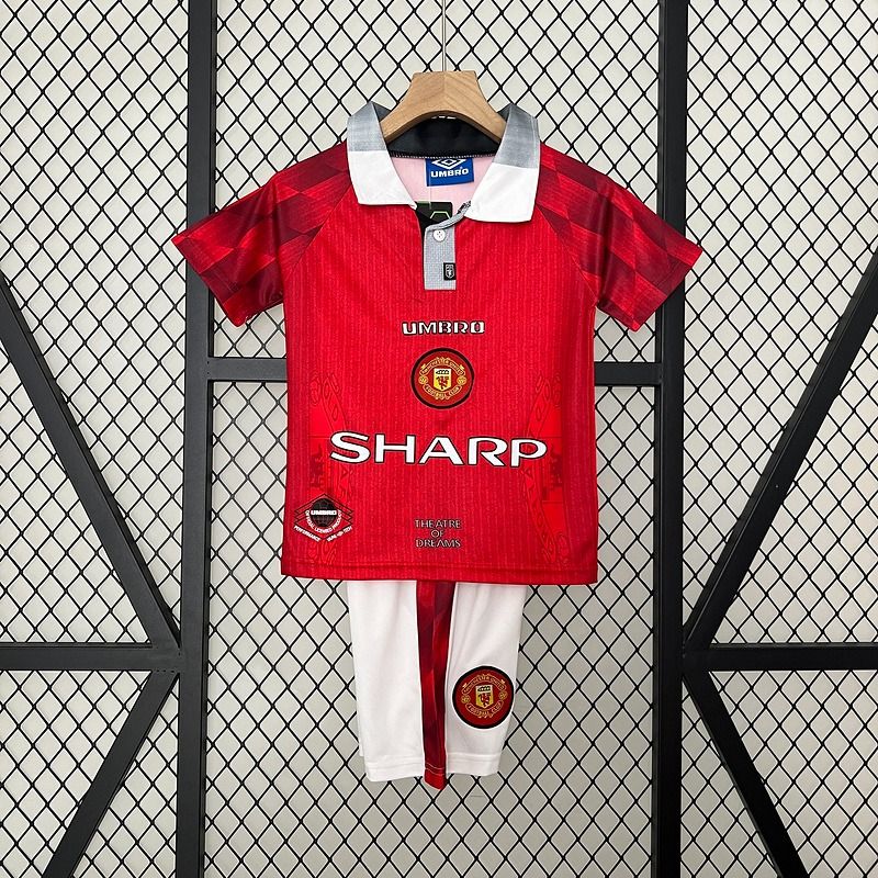 Retro Kids Manchester United 1996 - 1997 home - WCFOOTBALLSUIT Image principale du produit