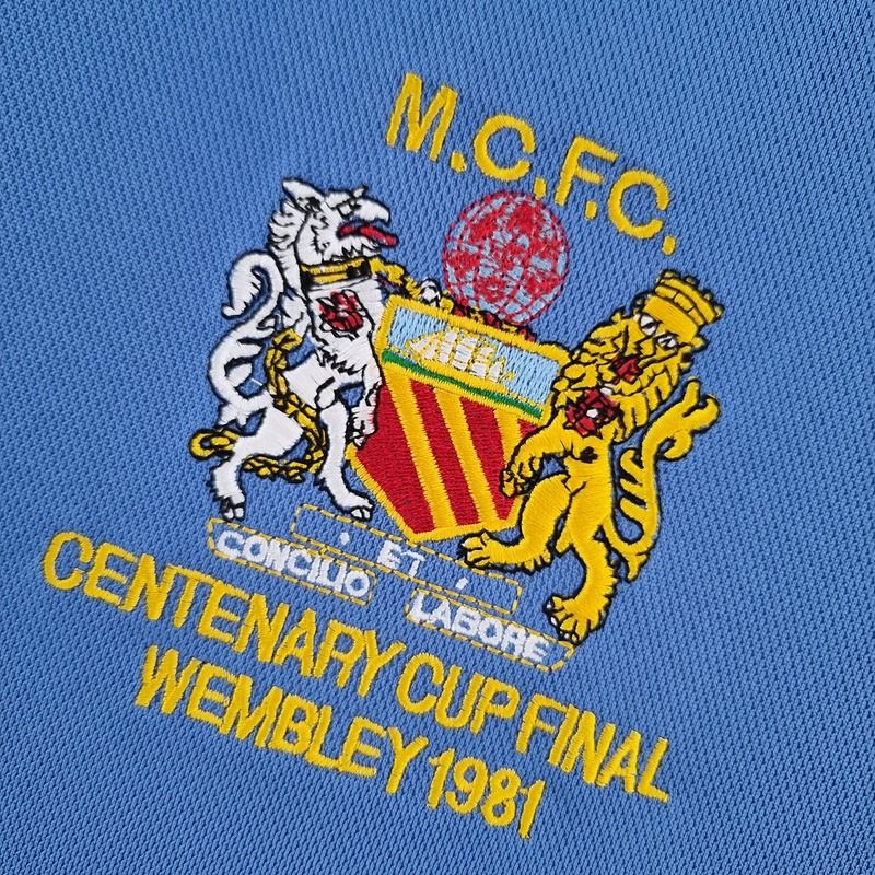 Retro Manchester City 1981 - 1982 home - WCFOOTBALLSUIT