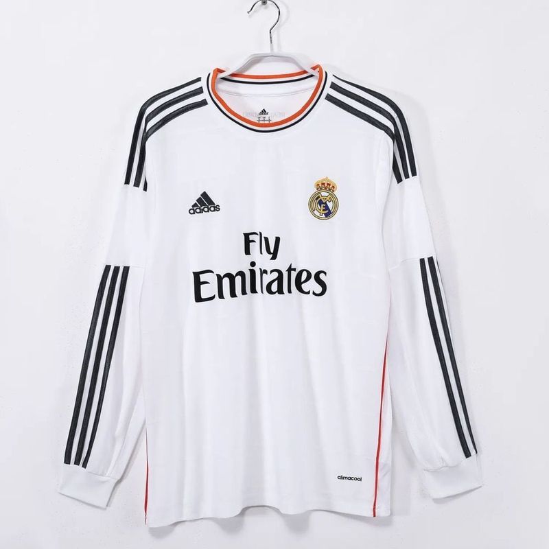 Retro Real Madrid 2013 - 2014 home Long Sleeve - WCFOOTBALLSUIT