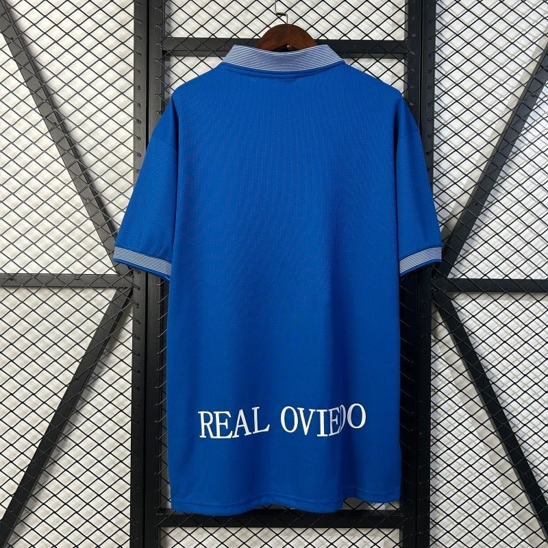 Rétro Real Oviedo domicile 1996-1997 Image secondaire du produit