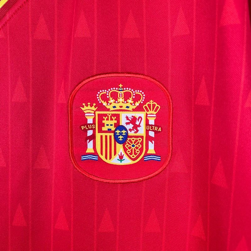 Retro Spain national 1988 - 1991 home game - WCFOOTBALLSUIT
