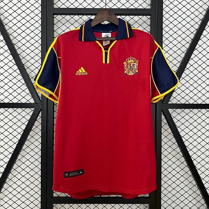 Retro Spain national 2000 home game - WCFOOTBALLSUIT