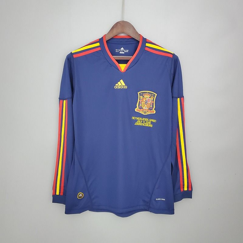 Retro Spain national 2010 away Long Sleeves - WCFOOTBALLSUIT Image principale du produit