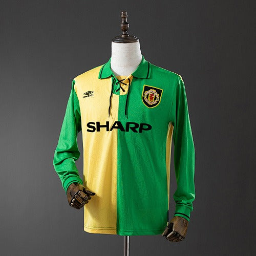 Maillot extérieur manches longues rétro Manchester United 1992-1994 Image principale du produit