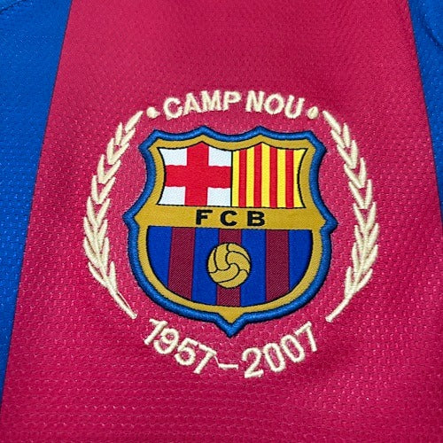 Maillot rétro du FC Barcelone domicile 2007-2008