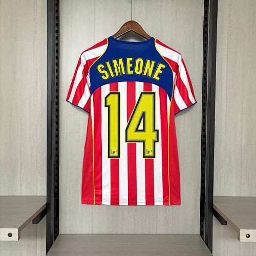 Maillot domicile rétro de l'Atletico Madrid 2004-2005 Image secondaire du produit