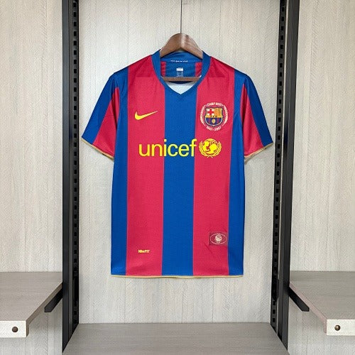 Maillot rétro du FC Barcelone domicile 2007-2008